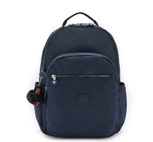 MOCHILA KIPLING SEOUL TRUE BLUE  AZUL