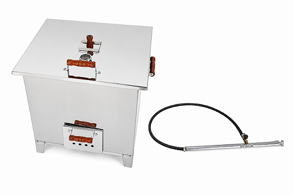 Defumador De Alimentos Inox modelo D-500 + Kit Gás