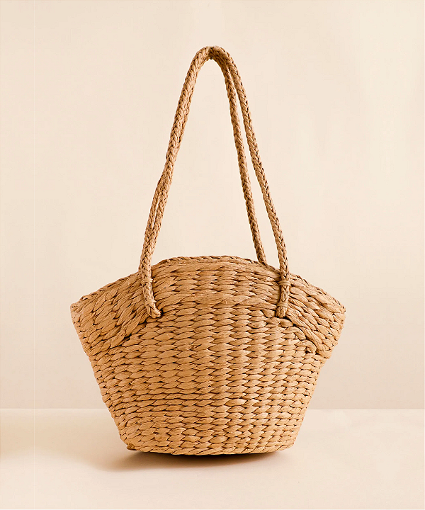 BOLSA PALHA ESTRUTURADA NATURAL