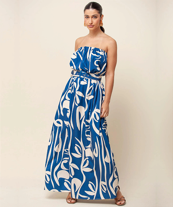 VESTIDO LONGO ESTAMPADO