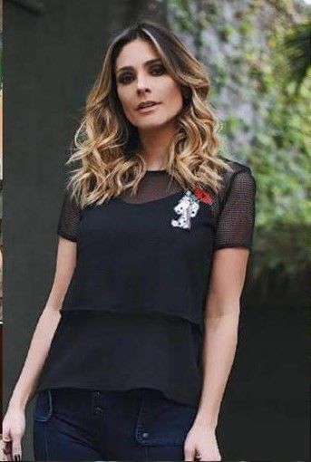 Blusa Jeanseria Furadinha Black