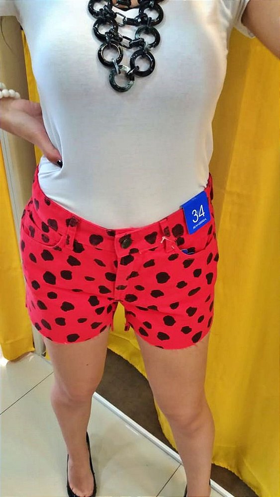 Shorts Jeanseria Algodão Girfriend Assimétrico