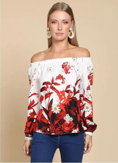 Blusa Primavera Viscose  Ave Rara