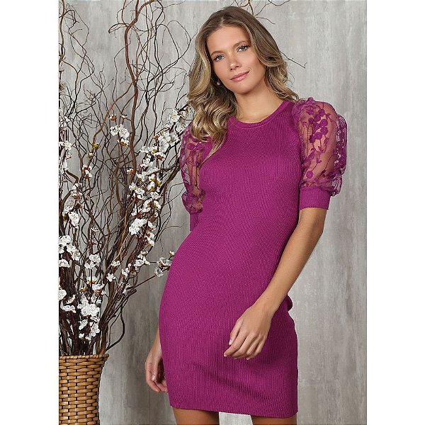 Vestido Midi Flower Organza Ave Rara
