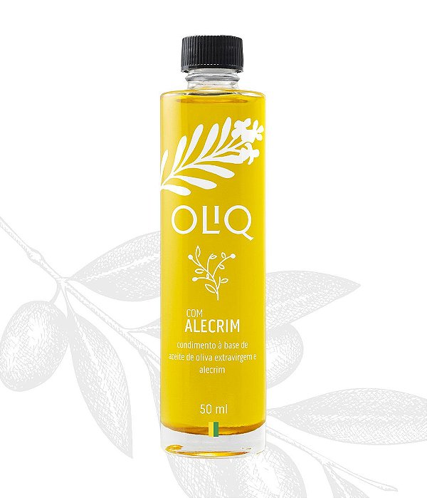 Azeite de oliva Extravirgem com Alecrim Oliq 50ml