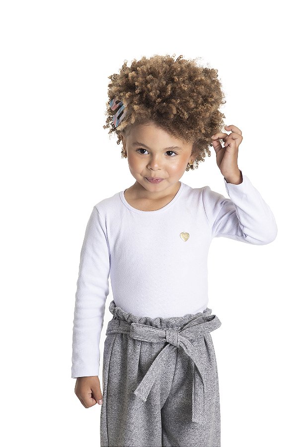 Blusa Básica Rosa c/ Pingente Dourado - Costão Têxtil