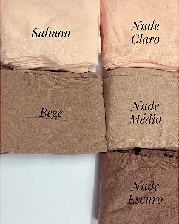 Meia Calça de Ballet Bege, Salmon e Nude