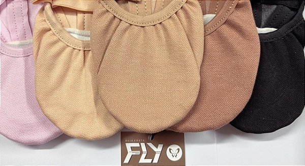 Sapatilha de Ballet Meia Ponta Fly | Três Tons de Nude