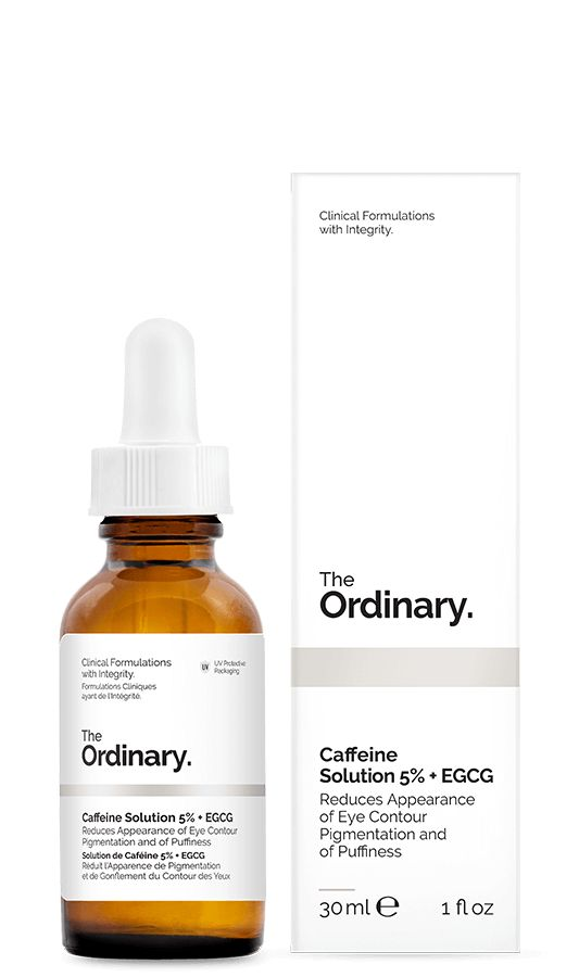 Sérum para Área dos Olhos, Caffeine Solution 5% + EGCG, The Ordinary