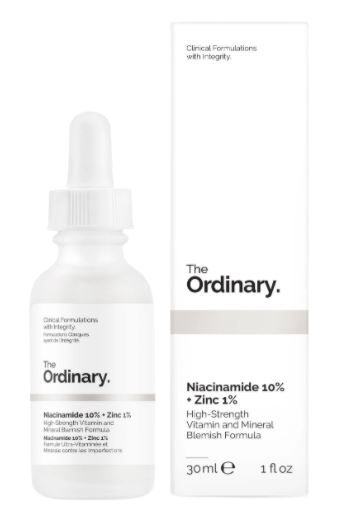 Sérum para Controle de Oleosidade, Niacinamide 10% + Zinc 1%, The Ordinary