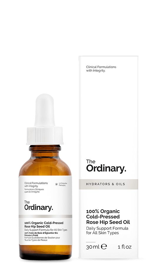 Óleo Rosa Mosqueta, 100% Organic Cold-Pressed Rose Hip Seed Oil, The Ordinary