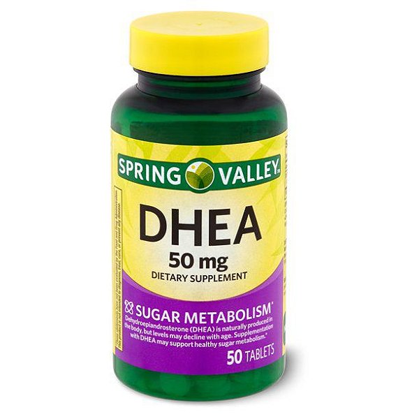 DHEA, 50 mg, 50 Tabletes, Spring Valley