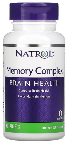 Suplemento para Memória e Função Cognitiva, 60 Comprimidos, Natrol