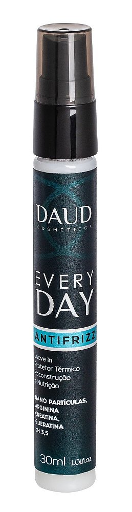 Protetor Térmico e Antifrizz, Mini Every Day, 30 mL, Daud Cosméticos