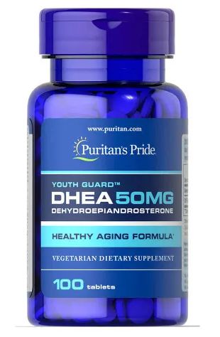 DHEA, 50 mg, 100 Tabletes, Puritan's Pride