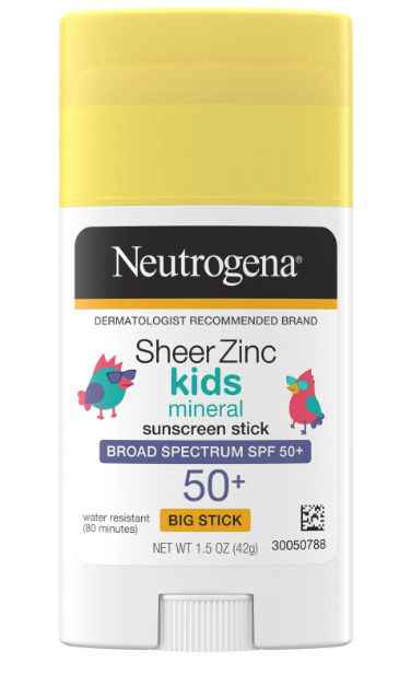Protetor Solar Mineral Stick, Sheer Zinc Kids, FPS50, 42g, Neutrogena
