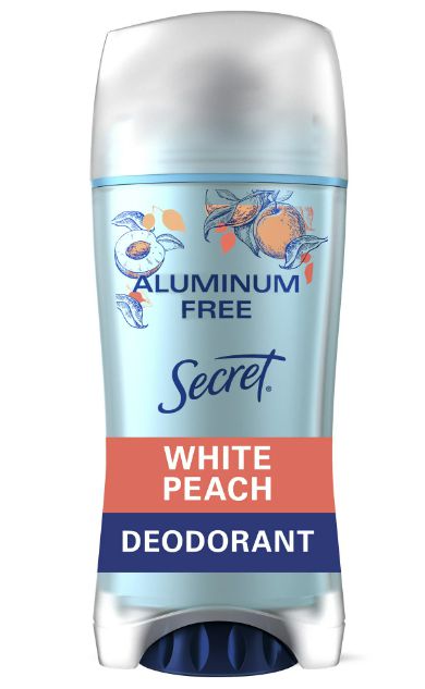 Desodorante Sem Alumínio, Pêssego Branco (White Peach), 68 g, Secret
