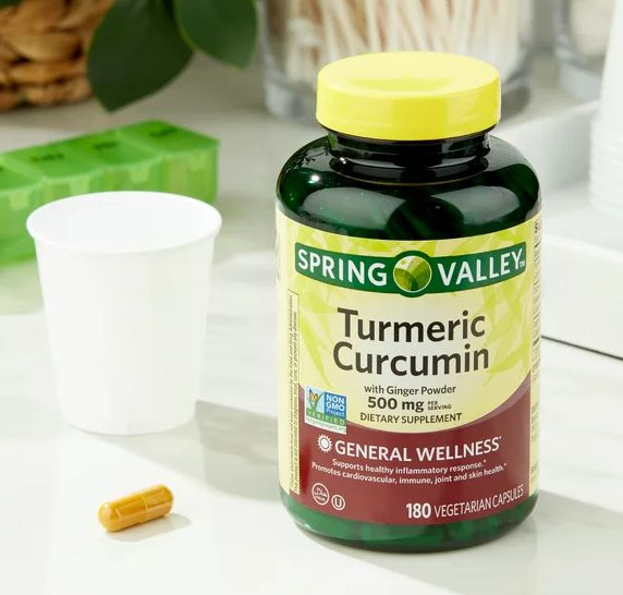 Cúrcuma Curcumina, Turmeric Curcumin, 500 mg, 180 cápsulas, Spring