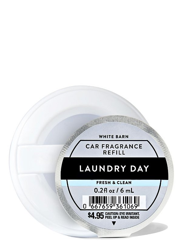 Aromatizador de Carro Refil, Laundry Day, Bath & Body Works