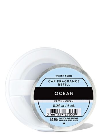 Aromatizador de Carro Refil, Ocean, Bath & Body Works