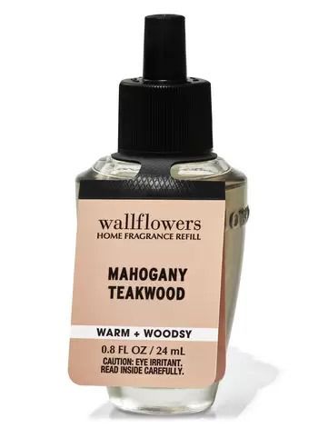 Refil de Fragrância para Casa, Mahogany Teakwood, Wallflowers, Bath & Body Works