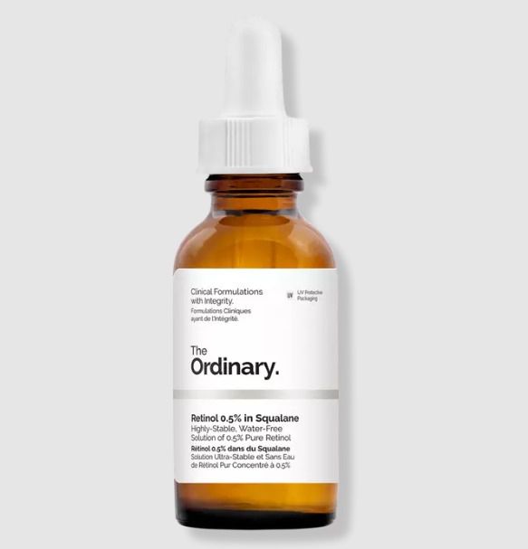 Sérum Antienvelhecimento, Retinol 0.5% in Squalane, The Ordinary