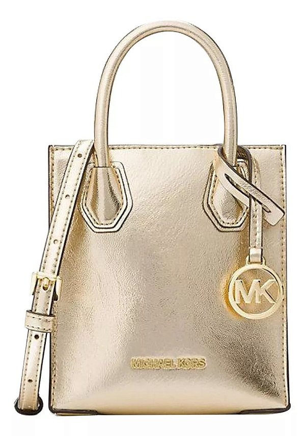 Bolsa Crossbody Mercer XS, Pale Gold, Michael Kors