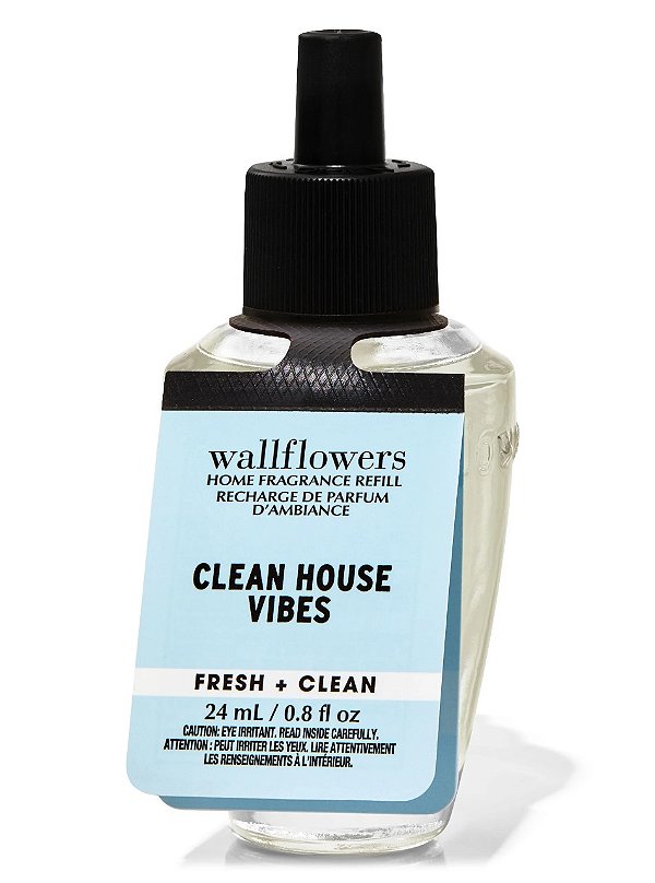 Refil de Fragrância para Ambiente, Clean House Vibes, Wallflowers, Bath & Body Works