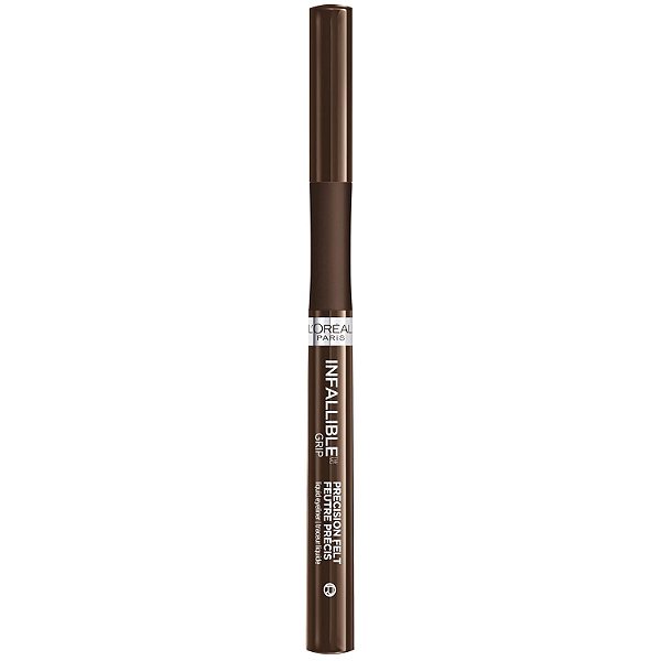 Delineador Líquido à prova d'água, Marrom, L'Oreal Paris