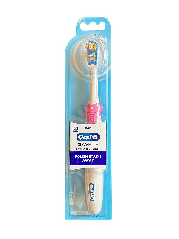 Escova Dental Elétrica, 3D White Toothbrush, Oral‑B