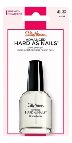 Fortalecedor de Unhas, Advanced Hard As Nails, Transparente, Sally Hansen