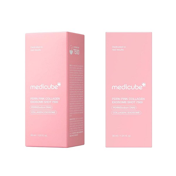 Sérum Facial Antienvelhecimento, PDRN Pink Collagen Exosome Shot 7500, 30 mL, Medicube