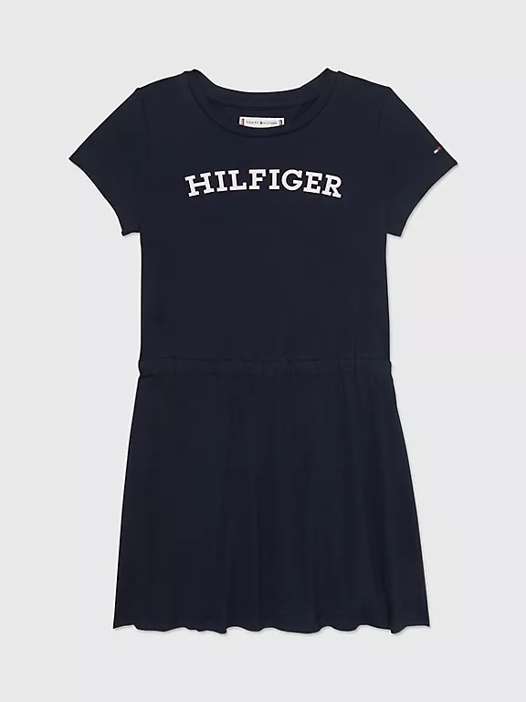 Vestido Infantil, Azul Marinho, Tommy Hilfiger