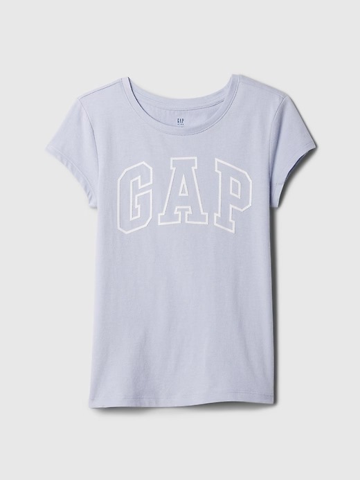 Camiseta Infantil Logo, Lilás Claro, GAP
