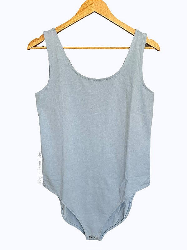Body Feminino, Azul Claro, GAP