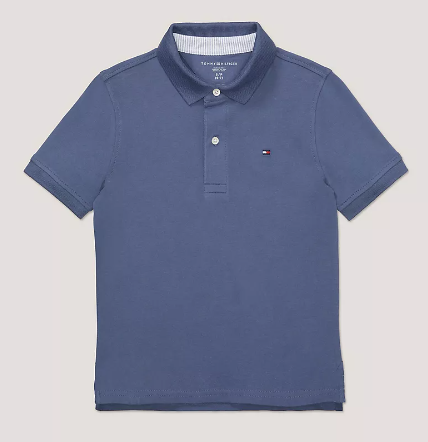 Camiseta Polo Infantil, Azul, Tommy Hilfiger