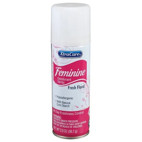 Desodorante Íntimo Spray Feminino, Fresh Floral, 56.7g, XtraCare
