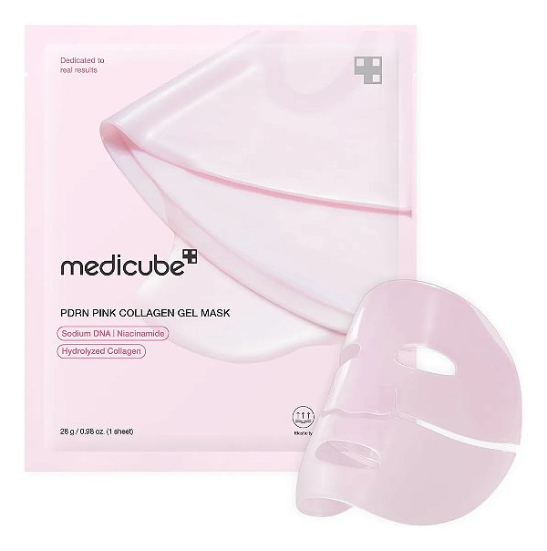 Máscara Facial Hidratante e Firmadora, PDRN Pink Collagen Gel Mask, 1 Unidade, Medicube