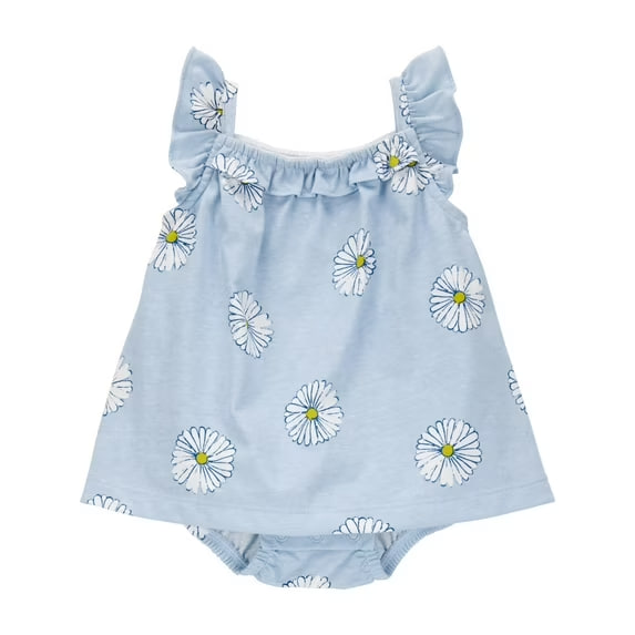 Vestido Body Bebê, Margaridas Azul, Child of Mine by Carter’s