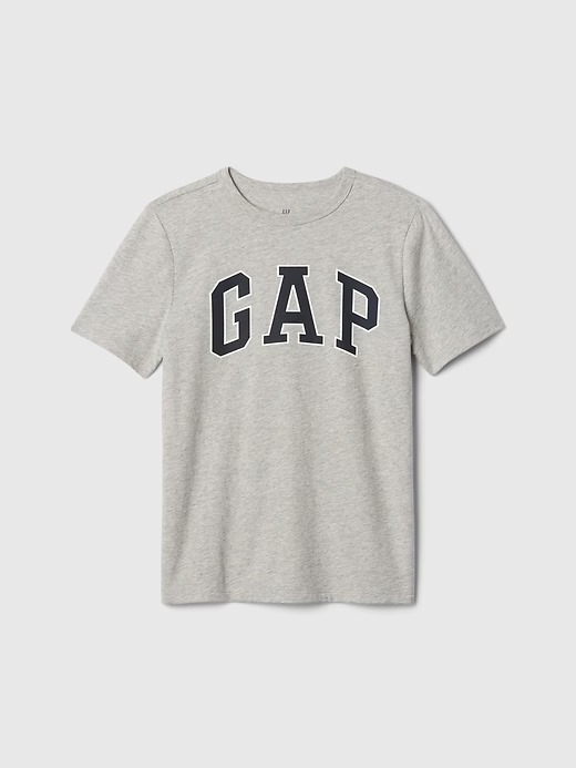 Camiseta Infantil Logo, Cinza, GAP