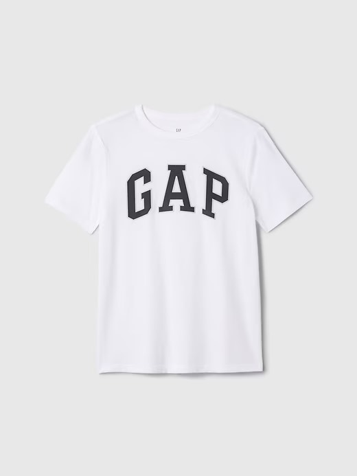 Camiseta Infantil Logo, Branca, GAP