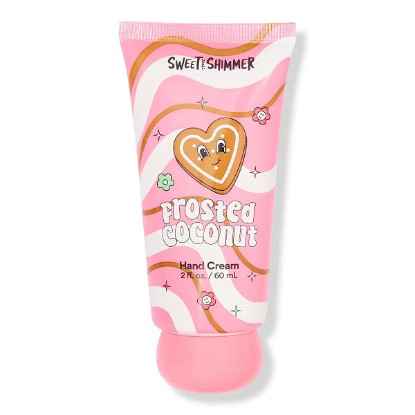 Creme Hidratante para as Mãos, Coco, Hand Cream Frosted Coconut, 60mL, Sweet & Shimmer