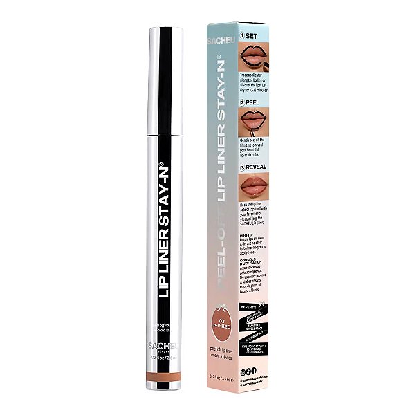 Delineador Labial Peel Off, Lip Liner Stay, Cor:03 P Inked Pink, Sacheu