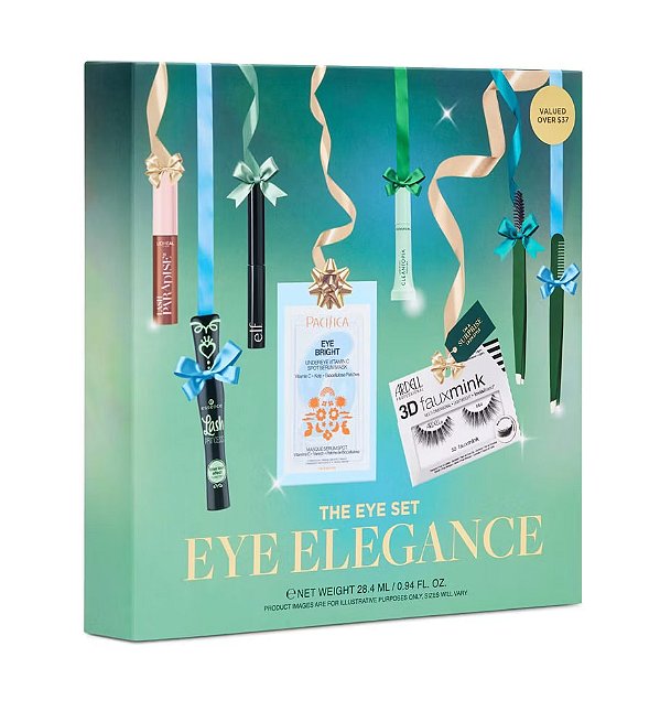 Kit de Maquiagem para Olhos, Eye Elegance Set, 8 Peças, Multimarcas