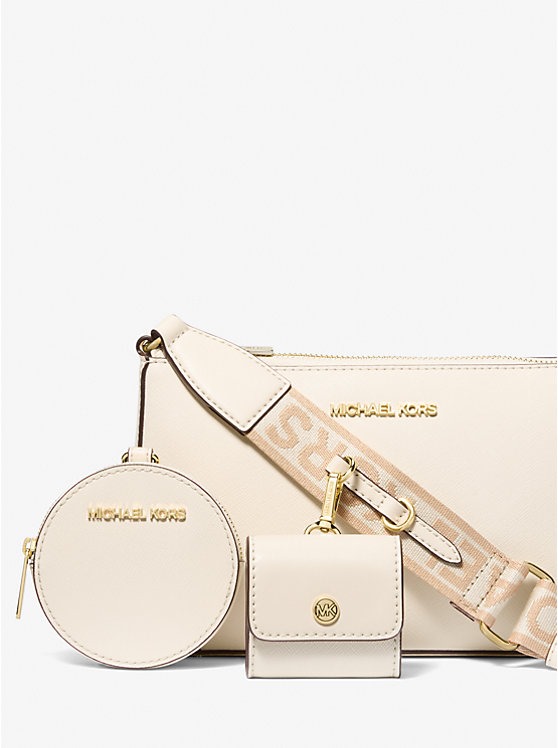 Bolsa Crossbody, Jet Set Small com Case, Powder Blush, Michael Kors