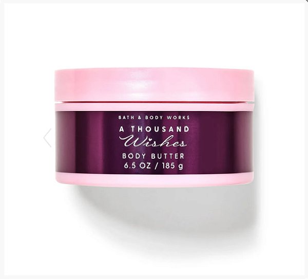 Manteiga Corporal Hidratante, A Thousand Wishes, 185g, Bath & Body Works