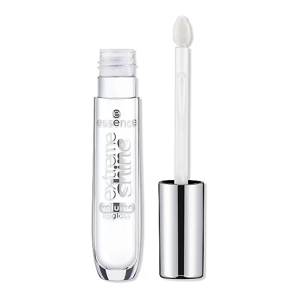 Gloss Labial Ultra Brilhante, Extreme Shine Volume Lipgloss, Cor 01 Crystal Clear, Essence