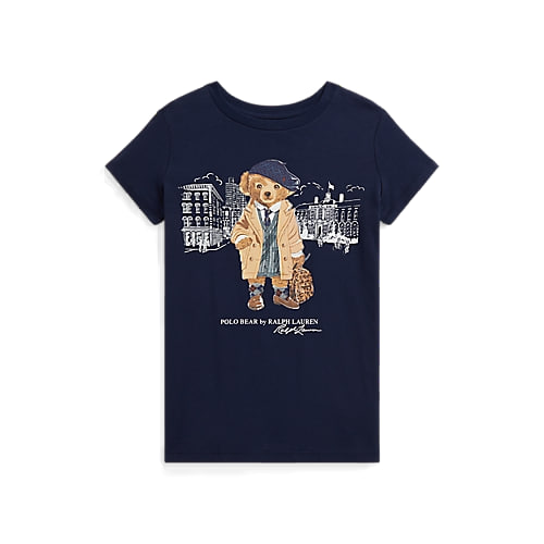Camiseta Polo Bear Infantil, Azul Marinho, Polo Ralph Lauren