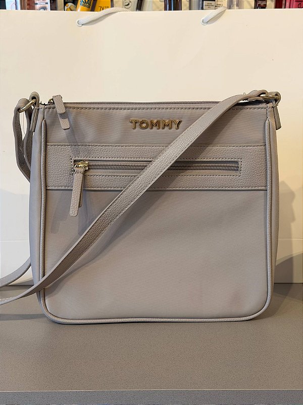 Bolsa Crossbody, Cinza Claro, Tommy Hilfiger