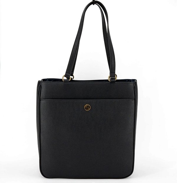 Bolsa Tote Estruturada, Preta, Tommy Hilfiger